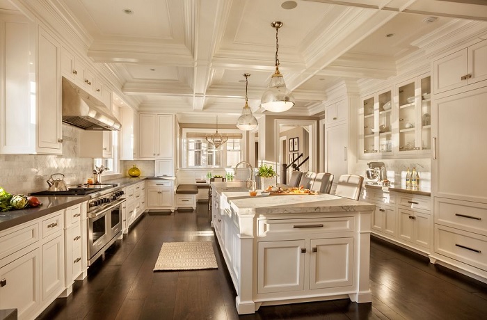 luxury white kitchen design