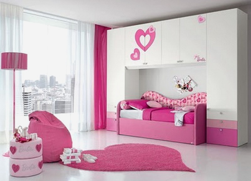 Beautiful bedroom pink concept