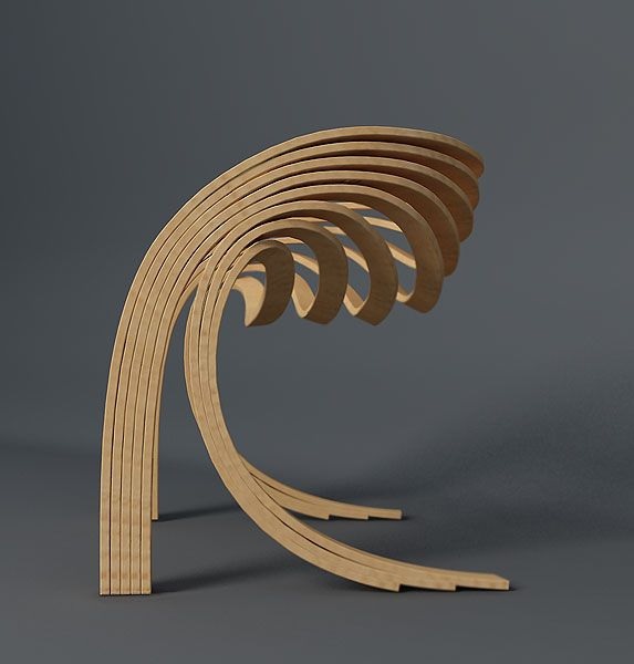 Beautiful wooden chair design 1