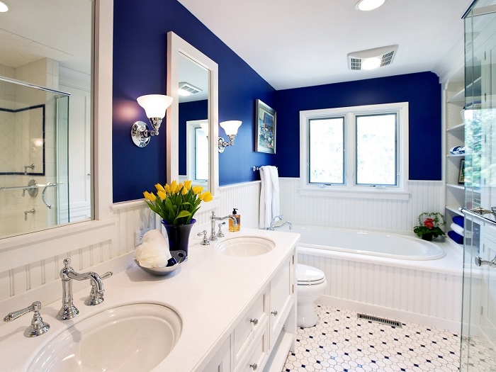 Blue Bathroom Design 1