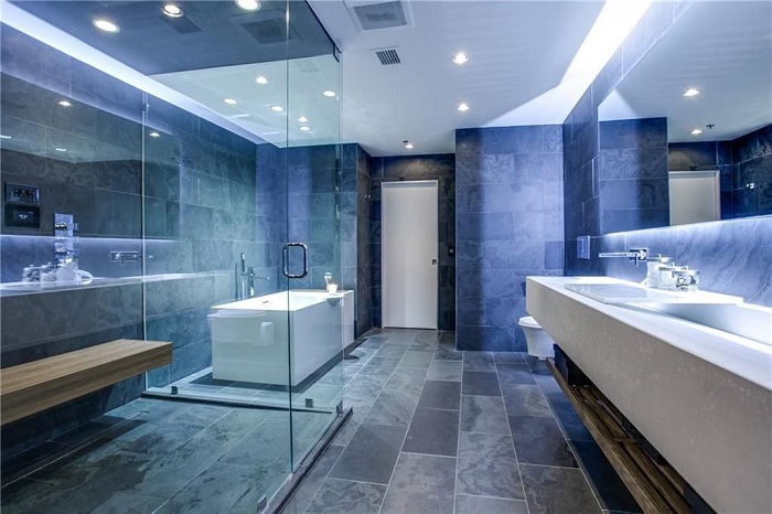 Blue Bathroom Design 3