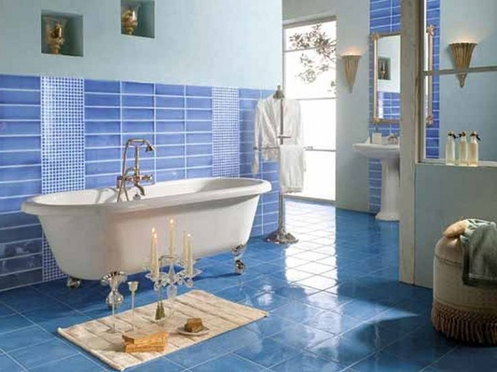 Blue Bathroom Design 4