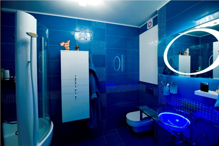 Blue Bathroom Design 7