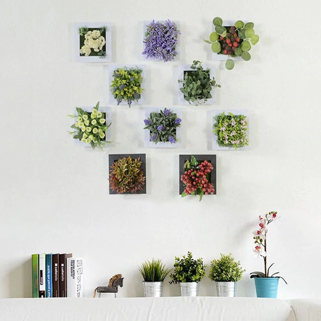 Decorative plants wall 2