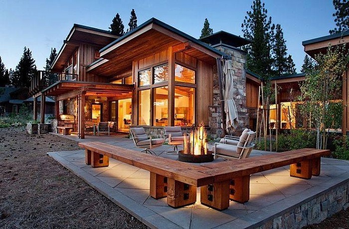 Wooden house design idea