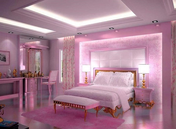 bedroom pink concept