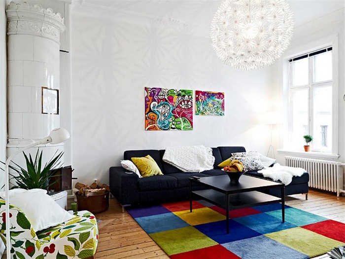 colorful home interior