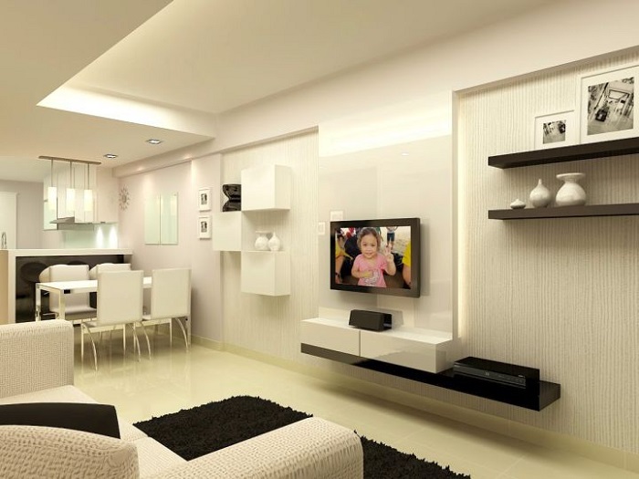 concept design minimalist small apartment