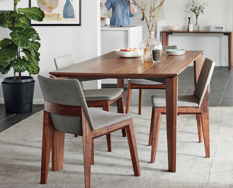 minimalist dining room wood furniture