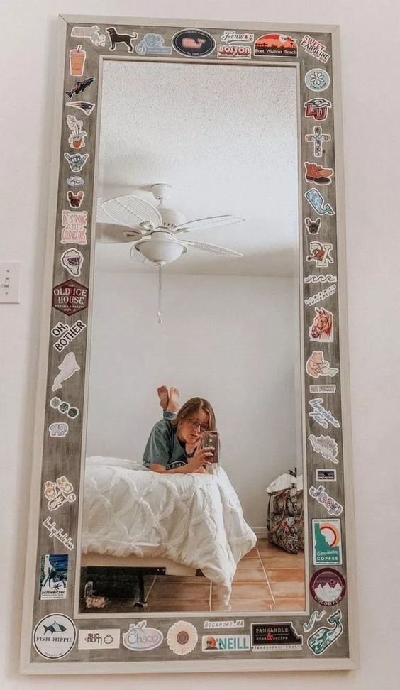 Long mirror for decor