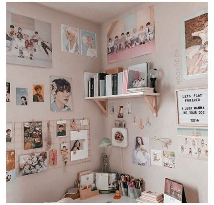 Kpop Bedroom Decor Ideas for Low Budget Completed with DIY - NHG