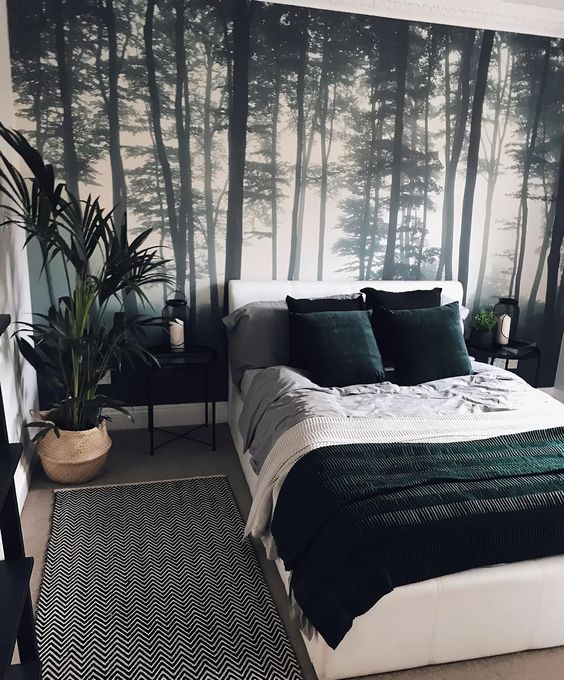 Forest bedroom inspired