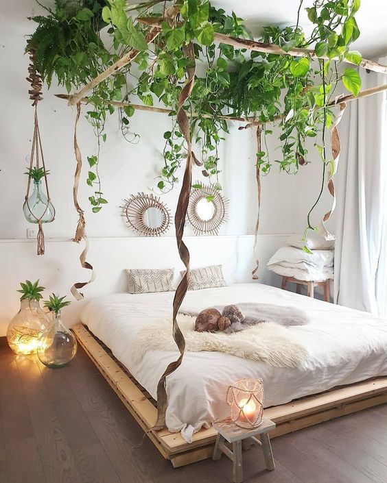 Canopy bed for Zen bedroom