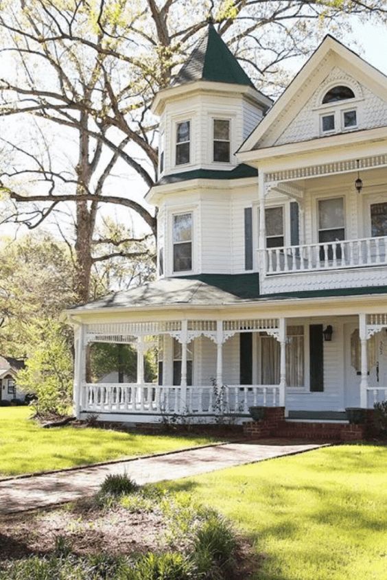 Modern Victorian home exterior