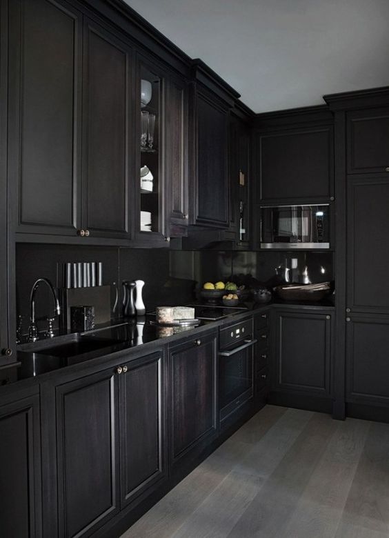 Modern gothic design kitchen