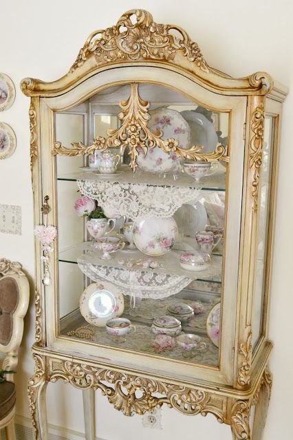 Modern Victorian vintage cabinet