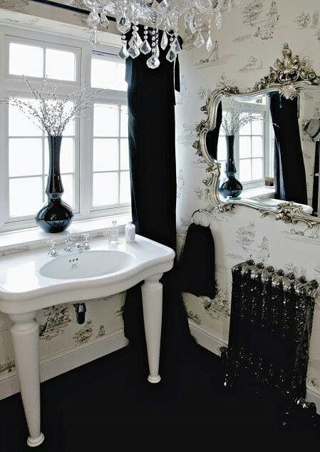 Modern gothic style interior design 