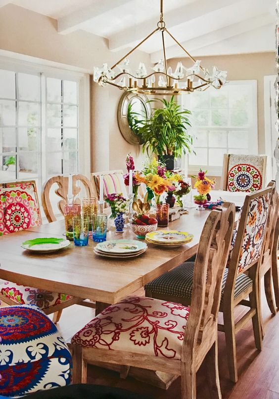 Mexican dining room design