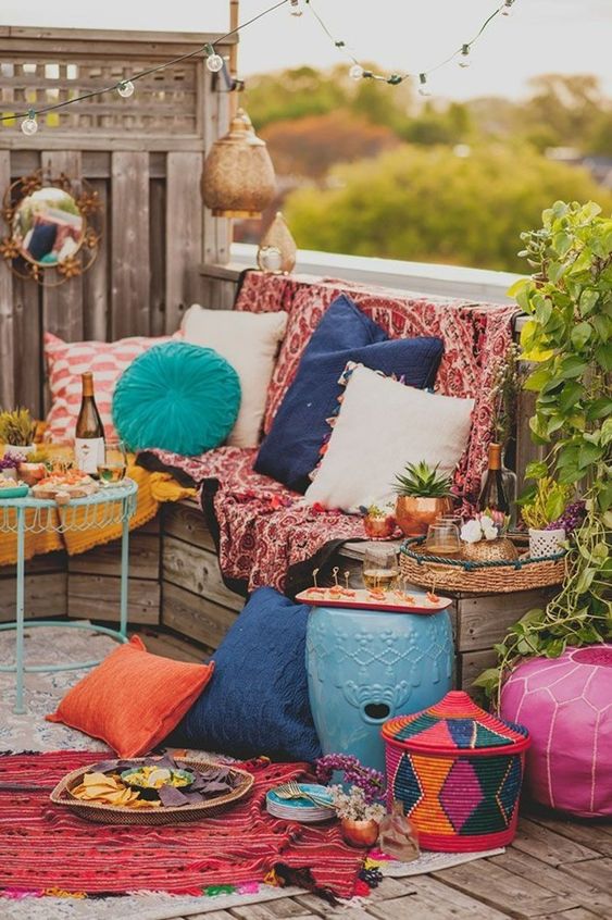 Eclectic exterior furniture outdoor