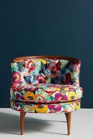 Floral single sofa