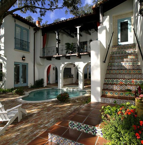 Mexican homes style exterior