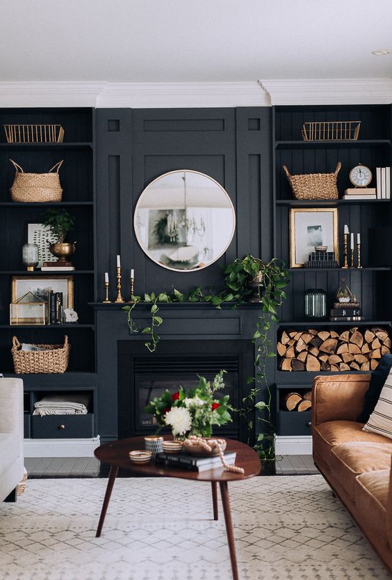 Modern Victorian living room