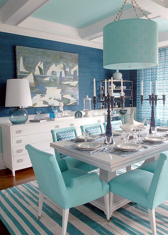 Modern coastal nautical dining room ideas with tips