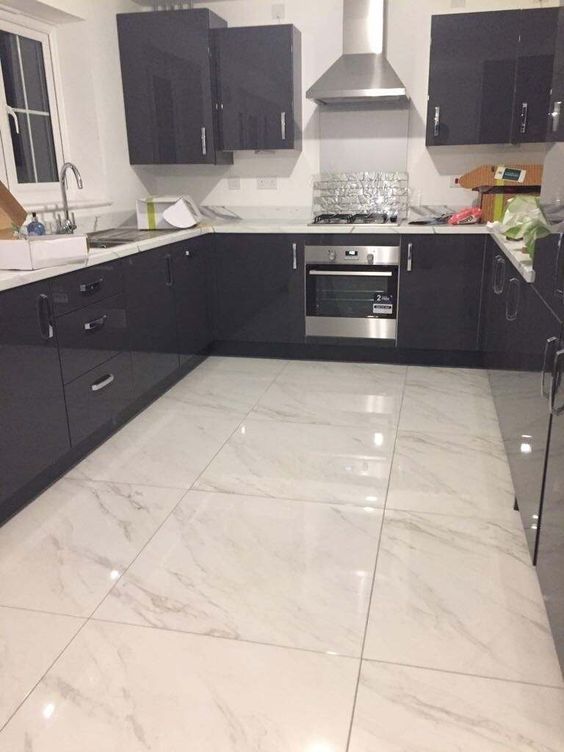 Marble accent modern Victorian tiles