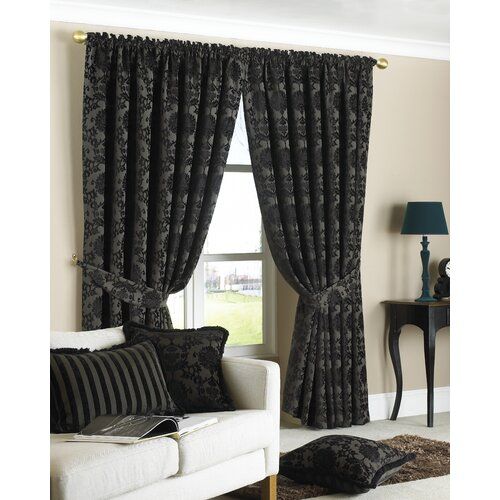 Modern gothic black curtain recommendations