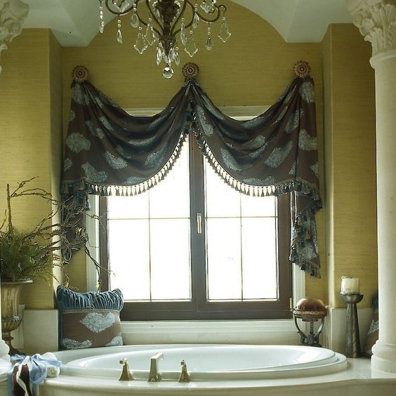 Modern Victorian window bathroom curtains recommendations