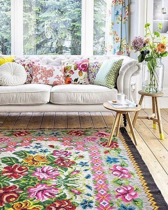 5 shabby chic decorative rug for decorations