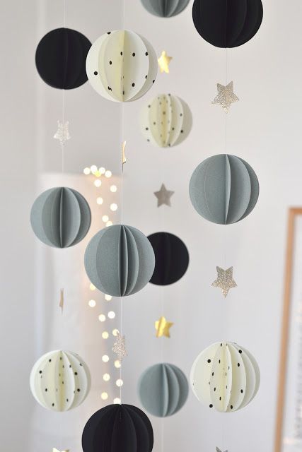 Round shape DIY art paper decorations