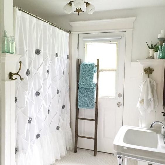 Modern Victorian lacey shower curtains recommendations