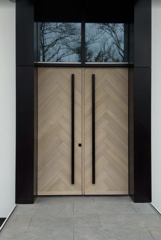 Japanese exterior doors design
