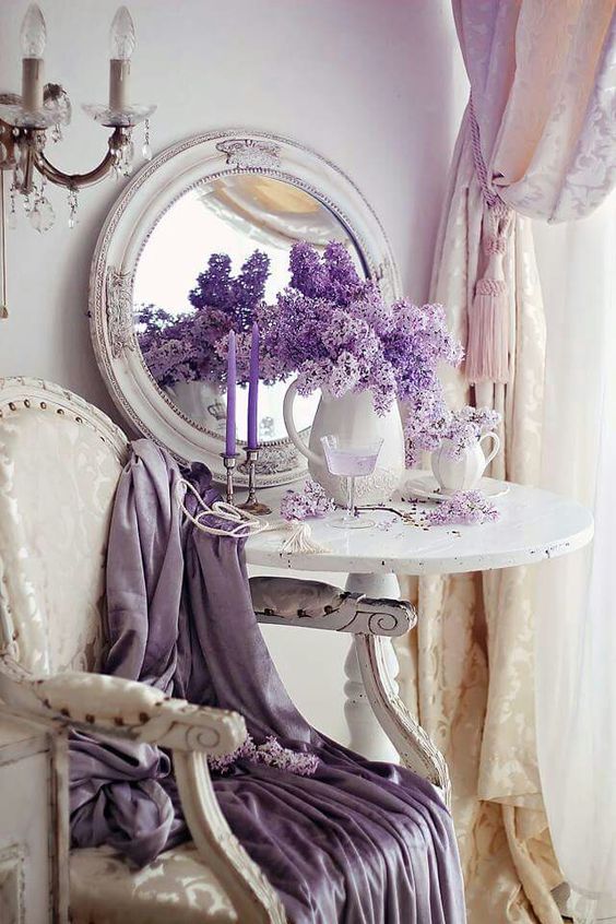 Cheerful impression in Shabby chic interior design