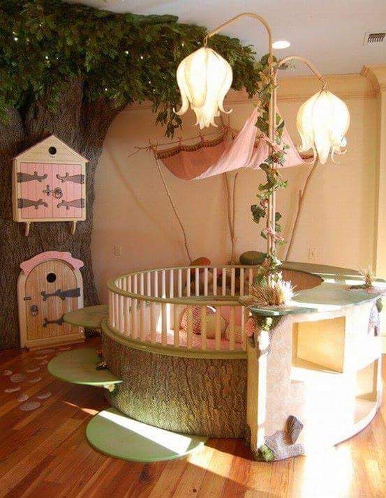 Fairy forest kid's bedroom decorating ideas