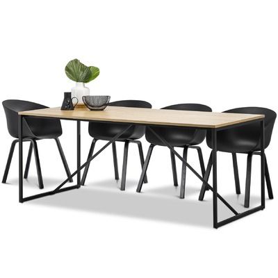 Plastic materials dining table sets