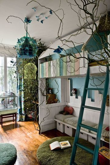 Fairy forest kid's bedroom decorating ideas