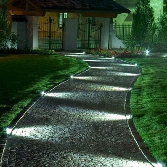 Beautiful path lighting