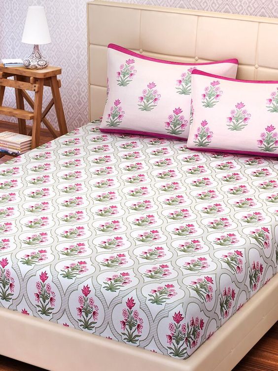 Scandinavian floral bedsheets