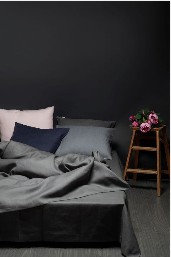 Scandinavian dark concept bedsheets recommendations