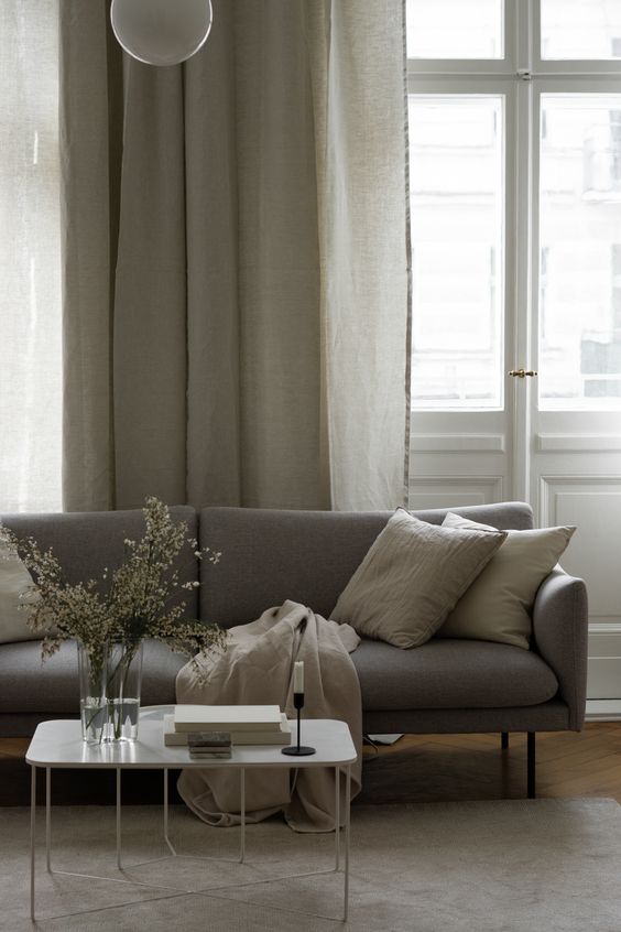 Suitable Scandinavian curtain