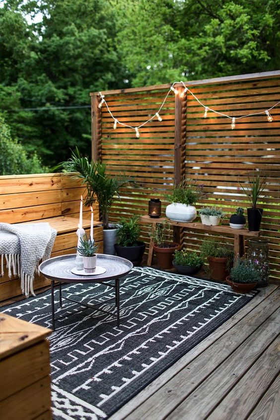 No Grass Rustic backyard design ideas