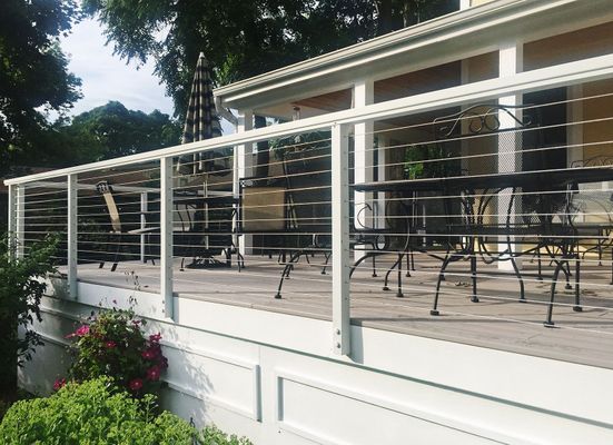 Aluminum balcony railing materials