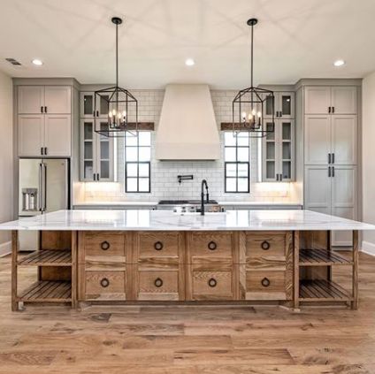 Simple and classic modern rustic kitchen style