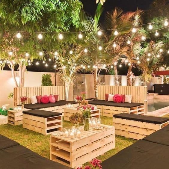 Rustic garden party design ideas