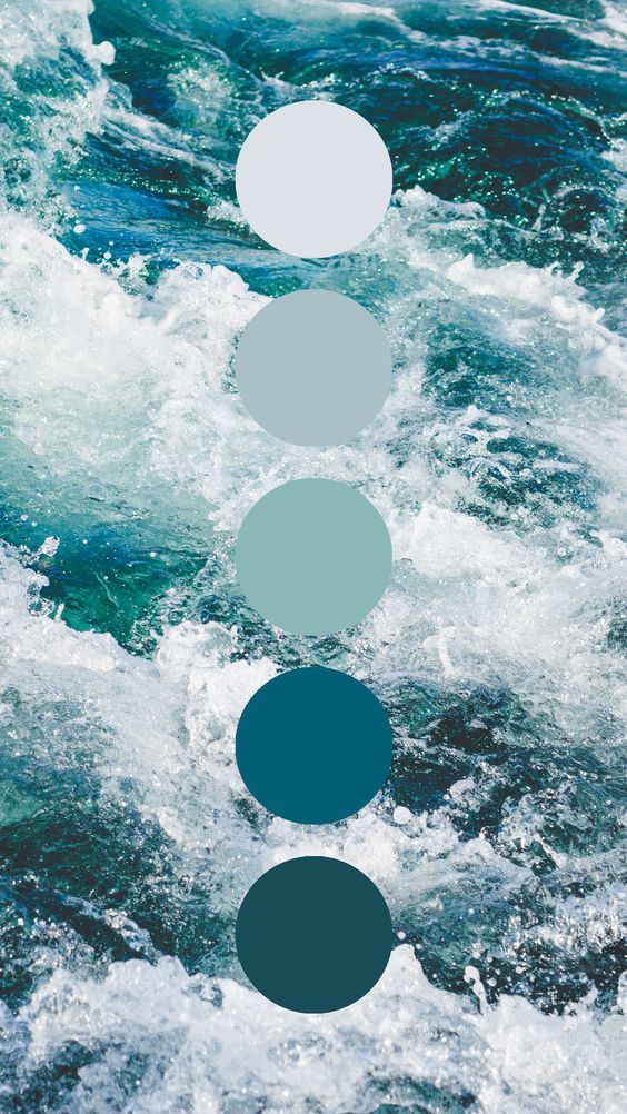 Ocean color palettes