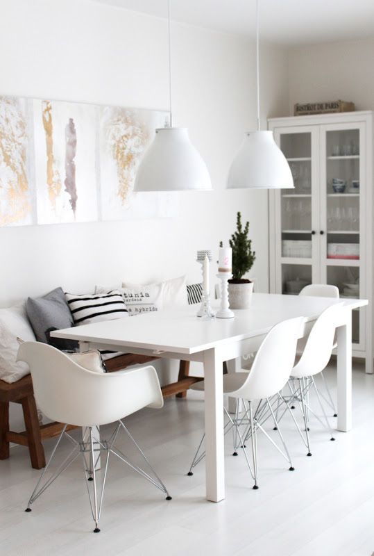 White and other colors minimalist industrial room decoration