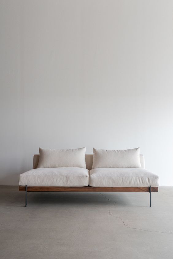 White simple sofa style