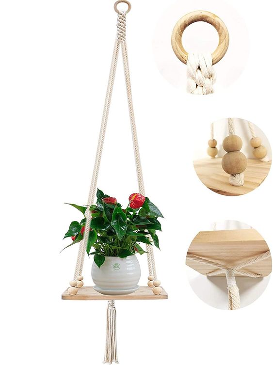 Bohemian hanging planter